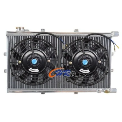 Aluminium Water to Air Heat Exchanger Liquid Heater Radiator with Fans Universal - Image 1 of 4