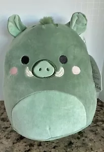 SONDERAUSGABE - Squishmallow Tonya grüner Warzenschwein 8"" Zoll Kellytoy Plüschtier mit Etikett - Bild 1 von 3
