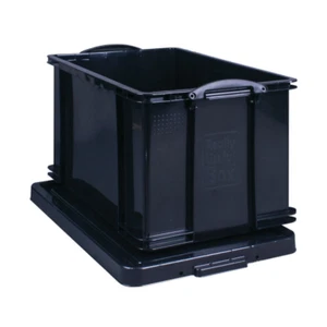 Really Useful 84L Aufbewahrungsbox aus recyceltem Kunststoff schwarz - Neu + 24h Lieferung - Bild 1 von 1