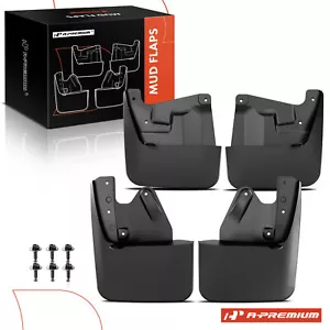 4pcs Front & Rear Mud Flaps Splash Guards MudFlaps for Toyota Tundra 2022-2025 - Foto 1 di 9