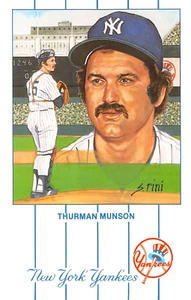1990 Thurman Munson New York Yankees post card Baseball - Picture 1 of 2