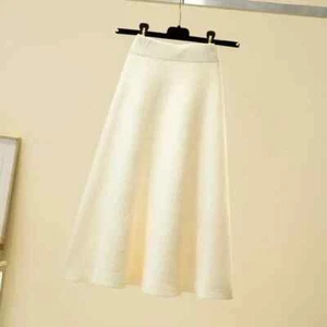 Autumn Winter New Fashion High Waist Solid Color Hip Women's Clothing Chic Skirt - Picture 1 of 29