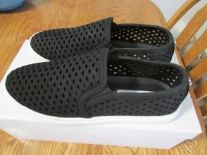 Steve Madden Womens Zeena Sneakers Black Size 7.5 EUC - Picture 1 of 9