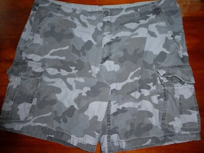 Pantalones Cortos de Carga Camuflados Gris Gloria Desteñido Aire Libre Senderismo Talla 46 X 9 Foto 1 de 4