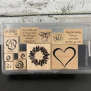 Sketch 12 Pc - Stampin’ Up Wooden Stamp Set [2001] - Bild 1 von 6