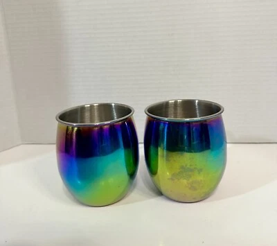 Tazas Thirstystone Titanium Rainbow Mule Moscow 20oz. (Juego de 2) Usado Foto 1 de 4