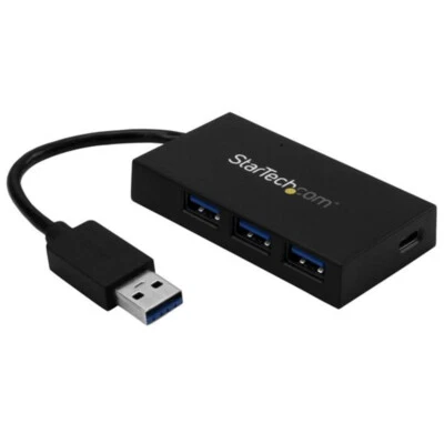 Startech HB30A3A1CFB 4 Port USB 3.0 Hub Type-A 1x USB-C And 3x USB-A Ports - Image 1 of 4