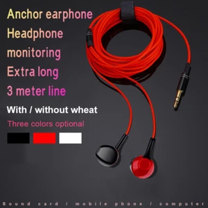 Câble 3 mètres 3,5 mm stéréo filaire écouteurs casque basse avec micro - Photo 1 sur 18