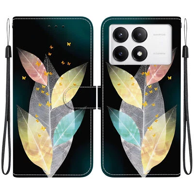 Flower Butterfly Bear Wallet Cover Case For Xiaomi Redmi K70 K60 K50 K40 K30 K20 - Image 1 of 4