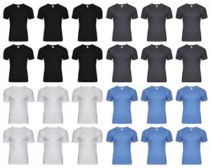 6 x Herren Thermo T-Shirt Oberteil Unterwäsche T Shirt Set Warm Base-Layer Weste - Bild 1 von 5