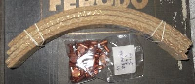 Morgan +4 revestimientos de freno estrechos delanteros/traseros remaches cobre también 4/4 Serie 2  Foto 1 de 2