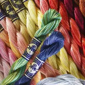DMC Coton Perle "Color Variations" Embroidery Floss - 7 x Assorted Shades - Picture 1 of 1
