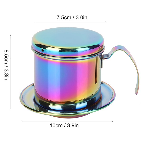 Drip Coffee Filter Pot Silver 304 Stainless Steel Hhousehold Bbrewing Coffee HG Photo Related