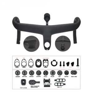 Carbon Road Bicycle Handlebar Full Internal Cable Routing Integrated Handlebar - Picture 1 of 48