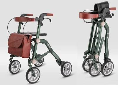 Russka Rollator Trive faltbar Leichtgewicht mit Transporttasche Rückengurt 6,5kg - Bild 1 von 3