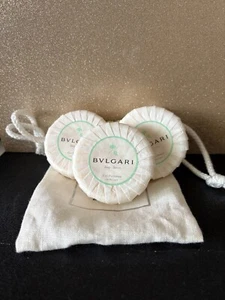 BVLGARI EAU PARFUME EAU THE VERT SOAP 3 PACKS 2.6 OZ EACH - Picture 1 of 2