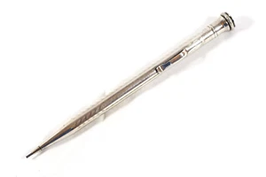 Wahl Eversharp Sterling Silver Mechanical Pencil Engraved Arrows Crown Pencil - Picture 1 of 11