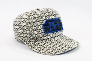 Vintage Star Wars Kid's Black And White Hat Cap Cotton Adjustable VGC - Picture 1 of 5