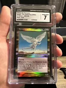 2000 MTG Magic The Gathering Invasion FOIL TREVA, THE RENEWER CGC 7 NM - Picture 1 of 11