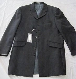 NWT Gerardo Mastellone. Made in Italy Men's Lined Black Jacket Size 50.ret $350  - Picture 1 of 9