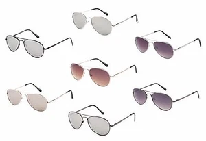 Kids Sunglasses Pilot Style Spring Hinge Fashion Cute Girls Boys Shades UV 100% - Picture 1 of 15