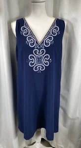 Neu mit Etikett Lilly Pulitzer Penelope Etuikleid True Navy Größe 10 V-Ausschnitt, gefüttert - Bild 1 von 15