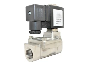 3/4 Edelstahl Magnetventil elektrisch Schließer Wasser Gas Luft Ro - Bild 1 von 6