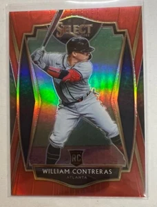 2021 Select William Contreras R/C Red Prizm #d 70/199 - Imagen 1 de 2