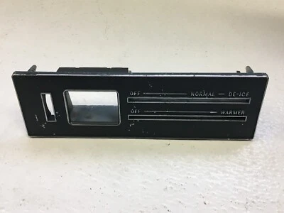1964 1965 Pontiac GTO Lemans Tempest Heater Control Face Plate 7287044 - Image 1 of 4