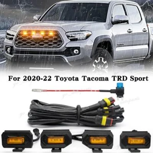 Luces de rejilla LED todoterreno estilo Raptor todoterreno estilo Toyota Tacoma TRD Sport Pro 2020-2022 - Imagen 1 de 15