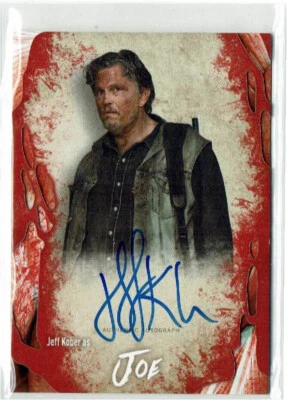 The Walking Dead Survival Box Topps Autograph Auto Card Jeff Kober As Joe - Image 1 of 2