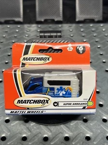 ALPINE AMBULANCE #6 2000 MATCHBOX Mattel Wheels Diecast NIP TH LOGO - Picture 1 of 7