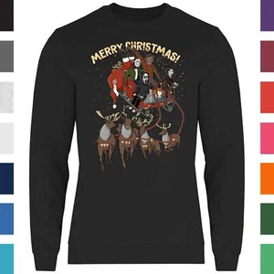 Merry Christmas Weihnachten Geschenke Weihnachtsoutfit Ugly Herren Sweatshirt - Bild 1 von 11