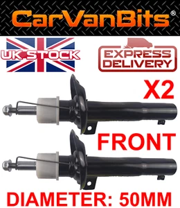 FOR VW CADDY 2K 2004-2020 FRONT AXLE GAS SHOCK ABSORBER ABSORBERS X2 STRUT - Picture 1 of 6