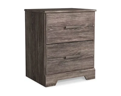 Signature Design by Ashley Casual Ralinksi 2 Drawer Nightstand, Gray - Изображение 1 из 4