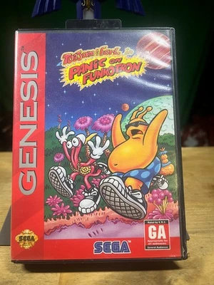 ToeJam & Earl in Panic on Funkotron (Sega Genesis, 1993) w/ case - Image 1 of 4