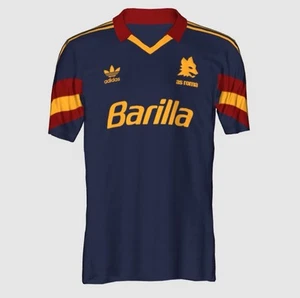 1991 AS Roma 3rd Retro Jersey Adidas - Picture 1 of 1