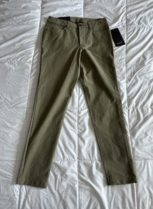 New Lululemon ABC Slim-Fit Pant 32"L Utilitech BALF Bay Leaf Green Men's Size 28 - Picture 1 of 11