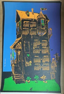 1972 CALENDER HOUSE VINTAGE 1970's ORIGINAL ART POSTER By EARL NEWMAN -NICE! - Picture 1 of 11
