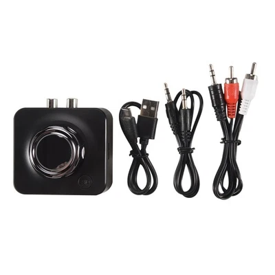 Bluetooth 5.0 Audio Receiver 3D Stereo  Adapter TF Card  3.5mm 3.5 AUX Jack9504 - Image 1 of 4