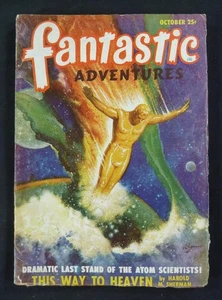 Vintage October 1959 Fantastic Adventures Magazine Pulp Stories - Picture 1 of 3