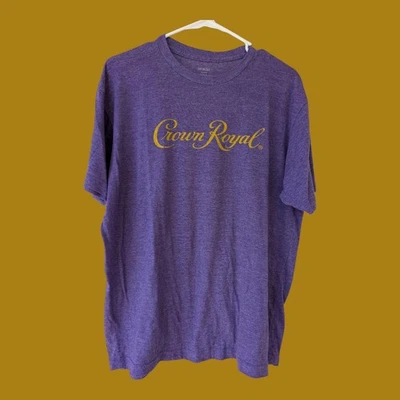 Camiseta Crown Royal Promo Licor Púrpura Talla L Candian Whiskey Diageo pregunta Foto 1 de 4