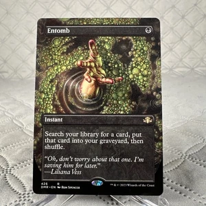 MTG Entomb - Borderless NM-Mint Dominaria Remastered  - Picture 1 of 2
