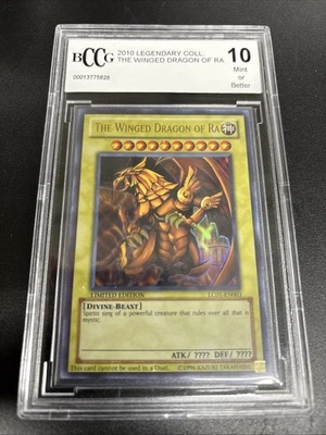 2010 Legendary Collection The Winged Dragon of RA #LC01-EN003 - BCCG MINT 10 - Image 1 of 2