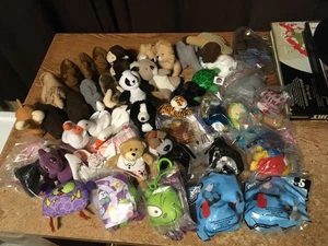 SET BESTEHEND AUS 45 MCDONALDS PLÜSCHTIEREN ERSTAUNLICHE WILDTIERE TIERFREUNDE SILLY SLAMMERS BABE - Bild 1 von 9