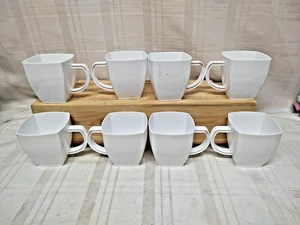 8-Square Mugs 8 Oz Extra Heavyweight Plastic designed by EMI-Yoshi VERY COOL!!!! - Picture 1 of 14
