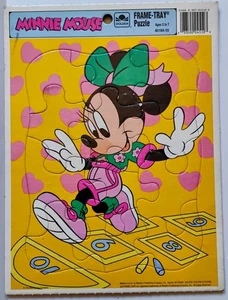 Vintage Golden Frame Puzzle 4510A-55 Disney's Minnie Mouse 12Pcs Ages 3-7 - Picture 1 of 3