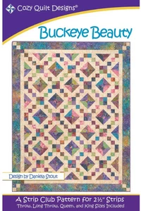 Buckeye Beauty Quilt by Cozy Quilt Designs - Picture 1 of 2