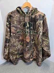 Mossy Oak Hooded Camo Sweatshirt Men’s 2XL – Pullover Hunting Hoodie - Picture 1 of 8