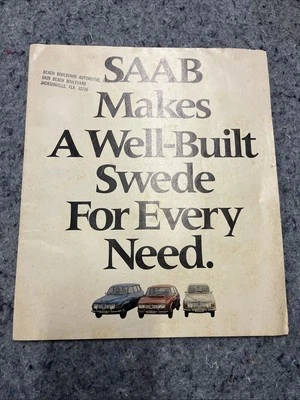 1970.  SAAB.  CATÁLOGO PRESTIGE.  TODOS LOS MODELOS. Un sueco bien construido para cada necesidad Foto 1 de 4